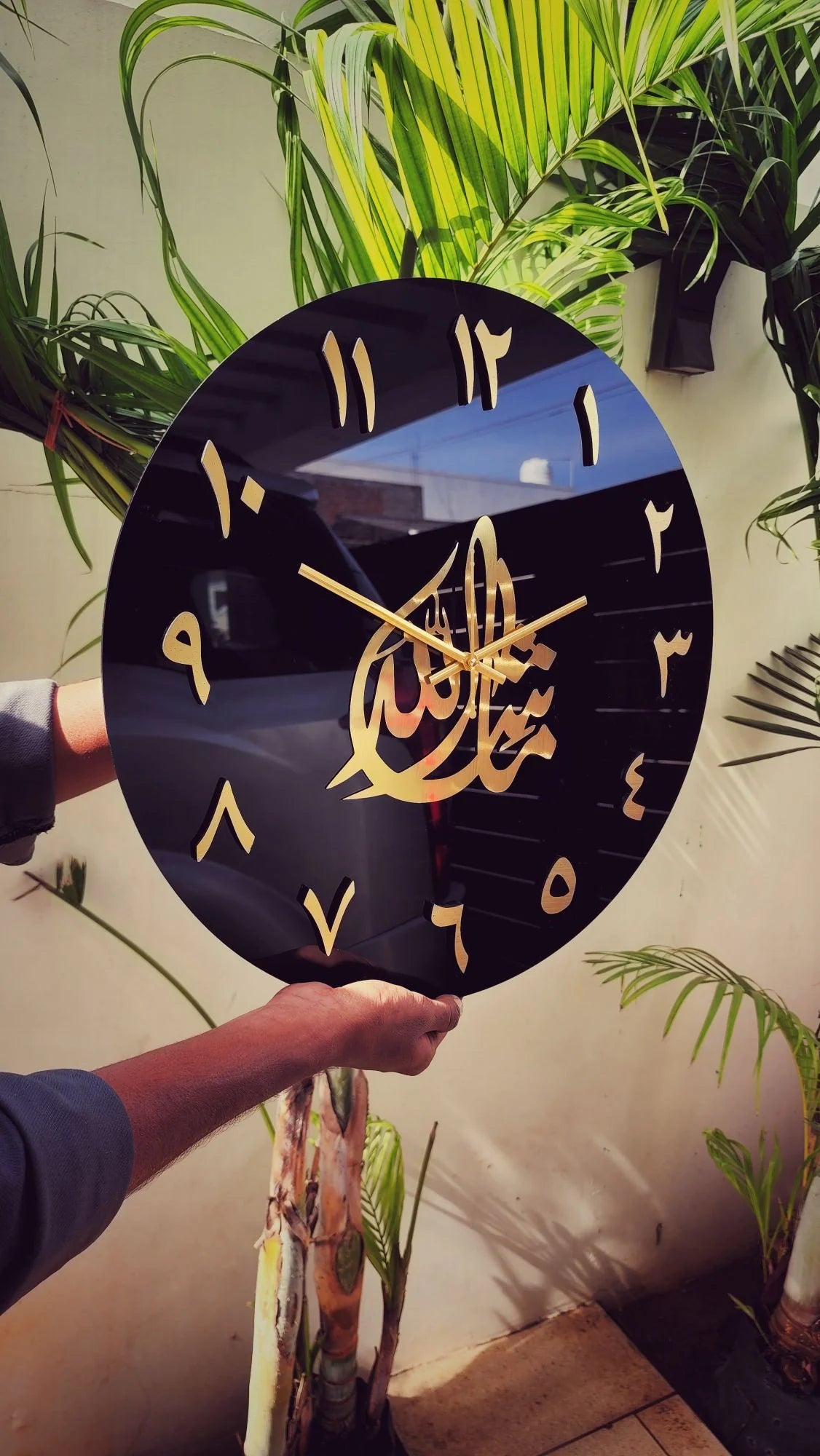 MASHA ALLAH wall clock - Islamic Wall Clock Arabic Letters